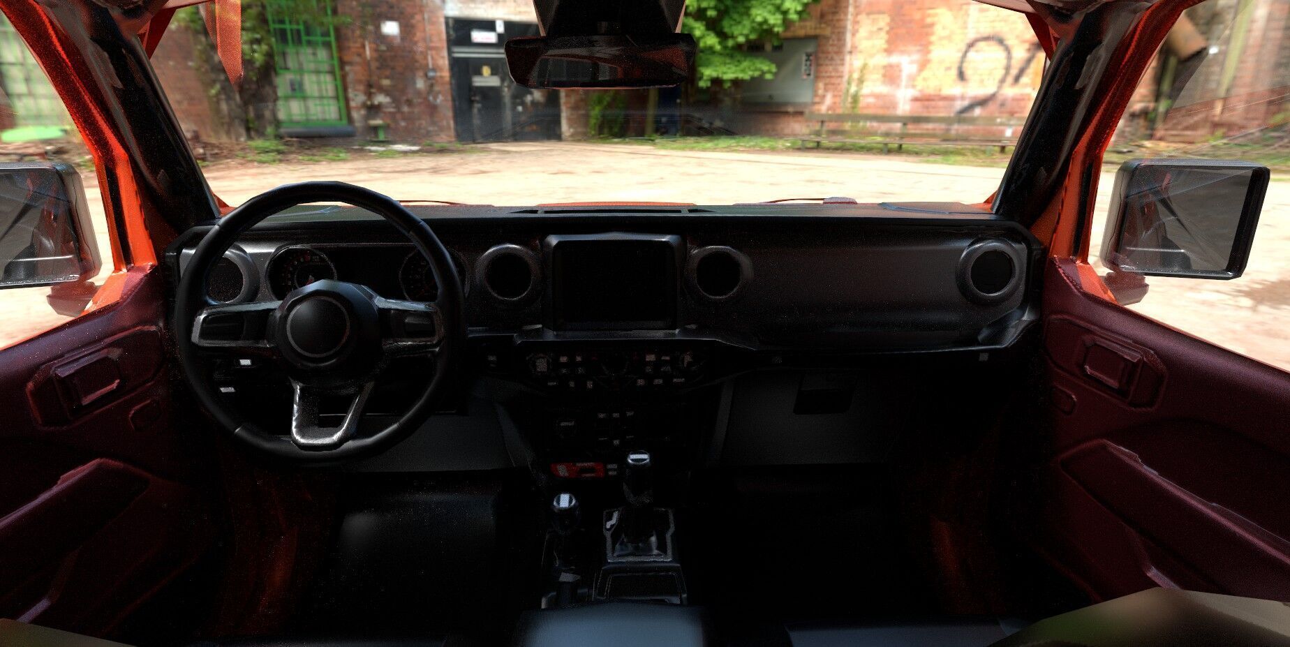 Realistic SUV Truck  AR VR Ready Asset Low-poly 3D model_13