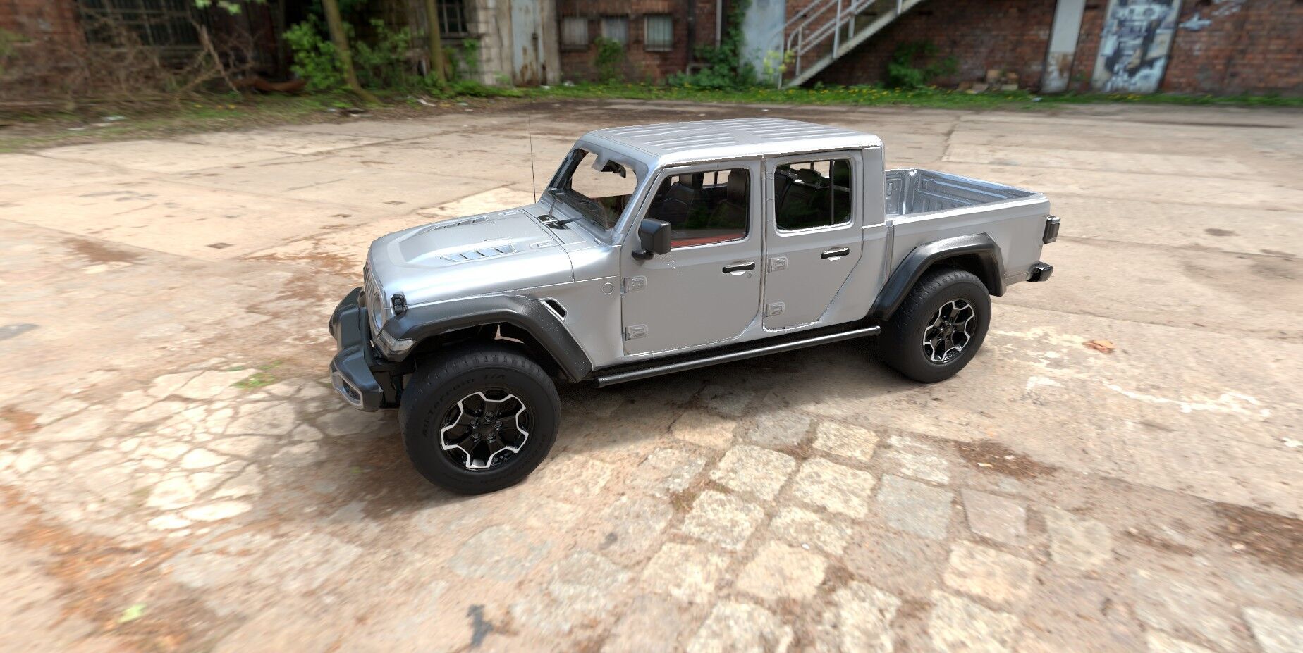 Realistic SUV Truck  AR VR Ready Asset Low-poly 3D model_8