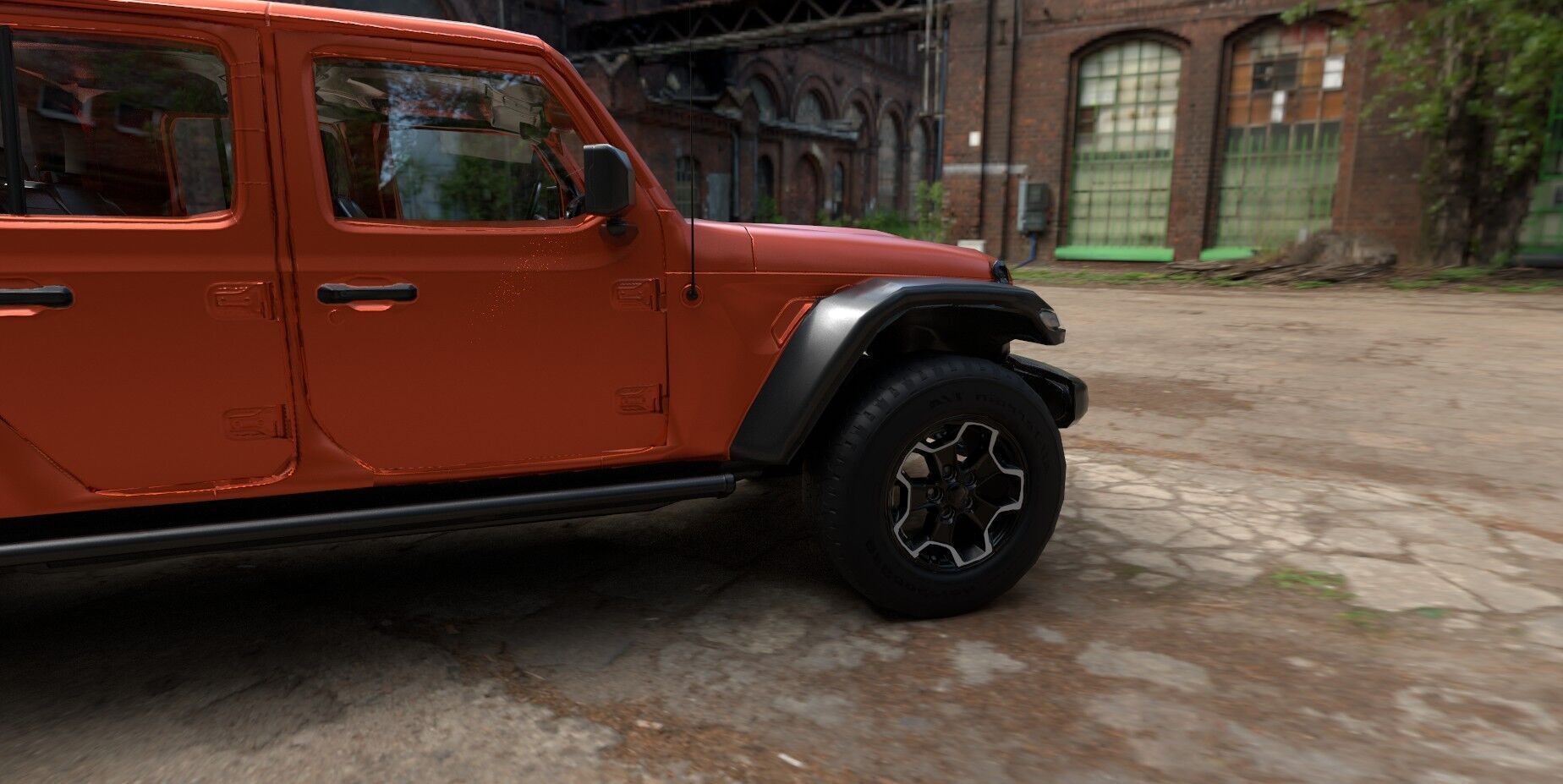 Realistic SUV Truck  AR VR Ready Asset Low-poly 3D model_10