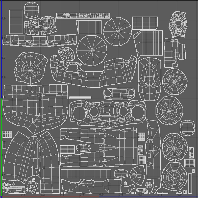 Realistic SUV Truck  AR VR Ready Asset Low-poly 3D model_23