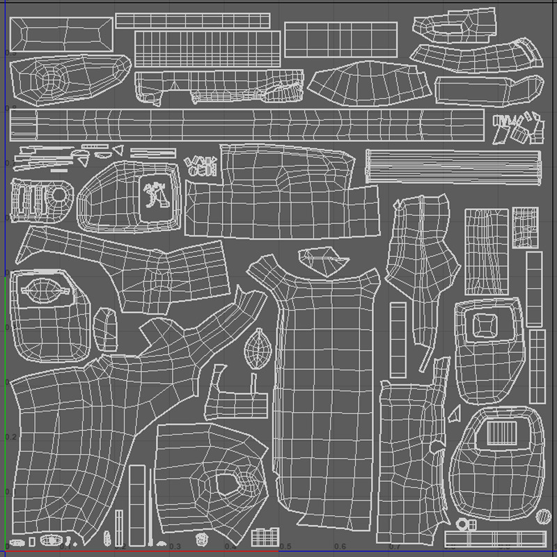 Realistic SUV Truck  AR VR Ready Asset Low-poly 3D model_20