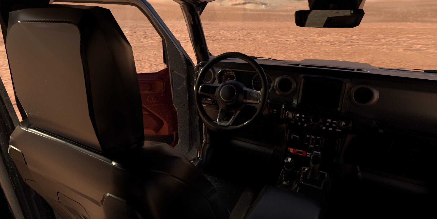 Realistic SUV Truck  AR VR Ready Asset Low-poly 3D model_12