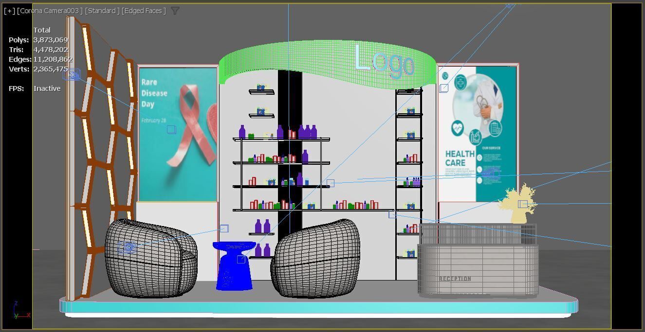 Exhibition Stand  3D model_16
