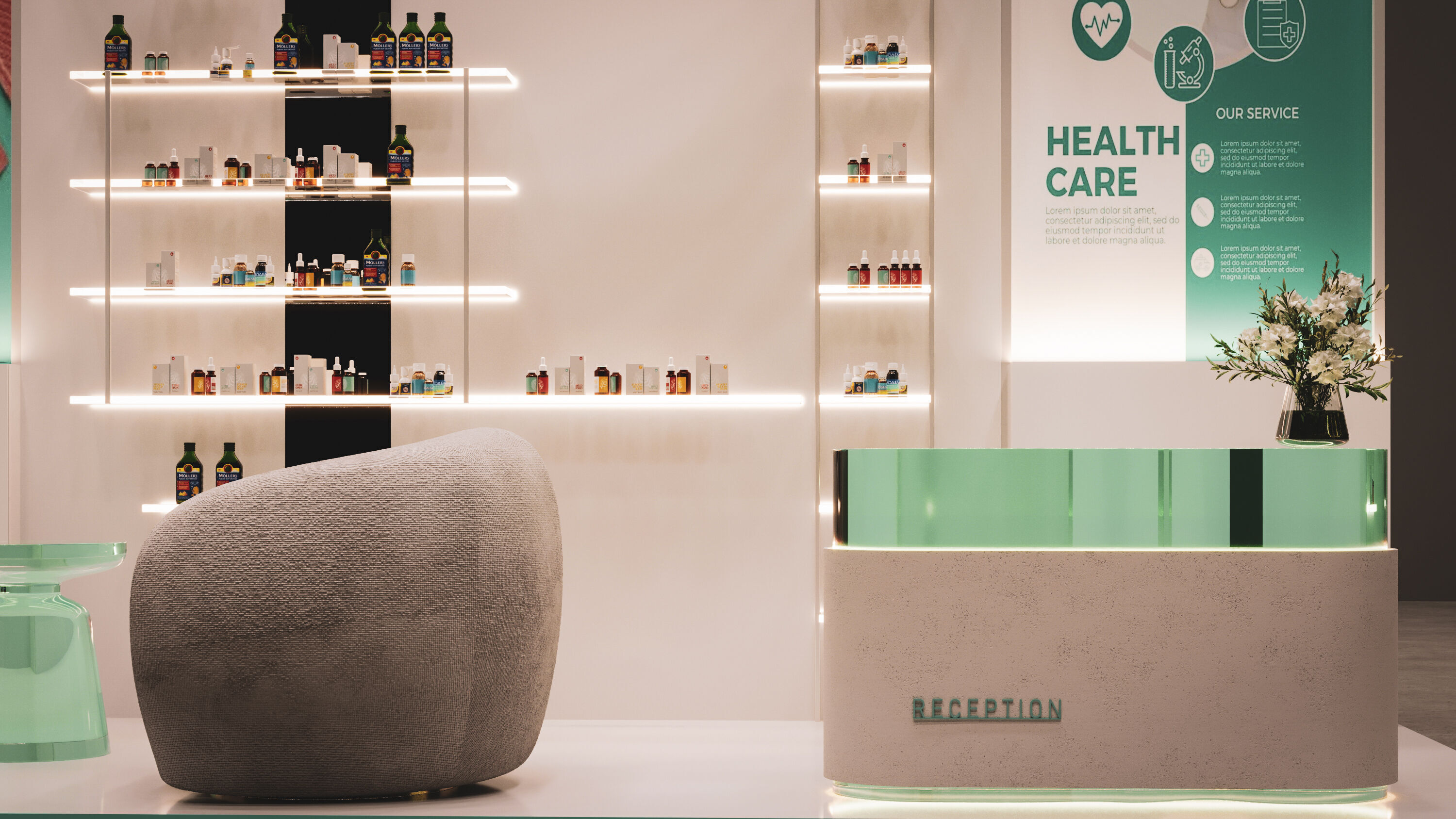 Exhibition Stand  3D model_4