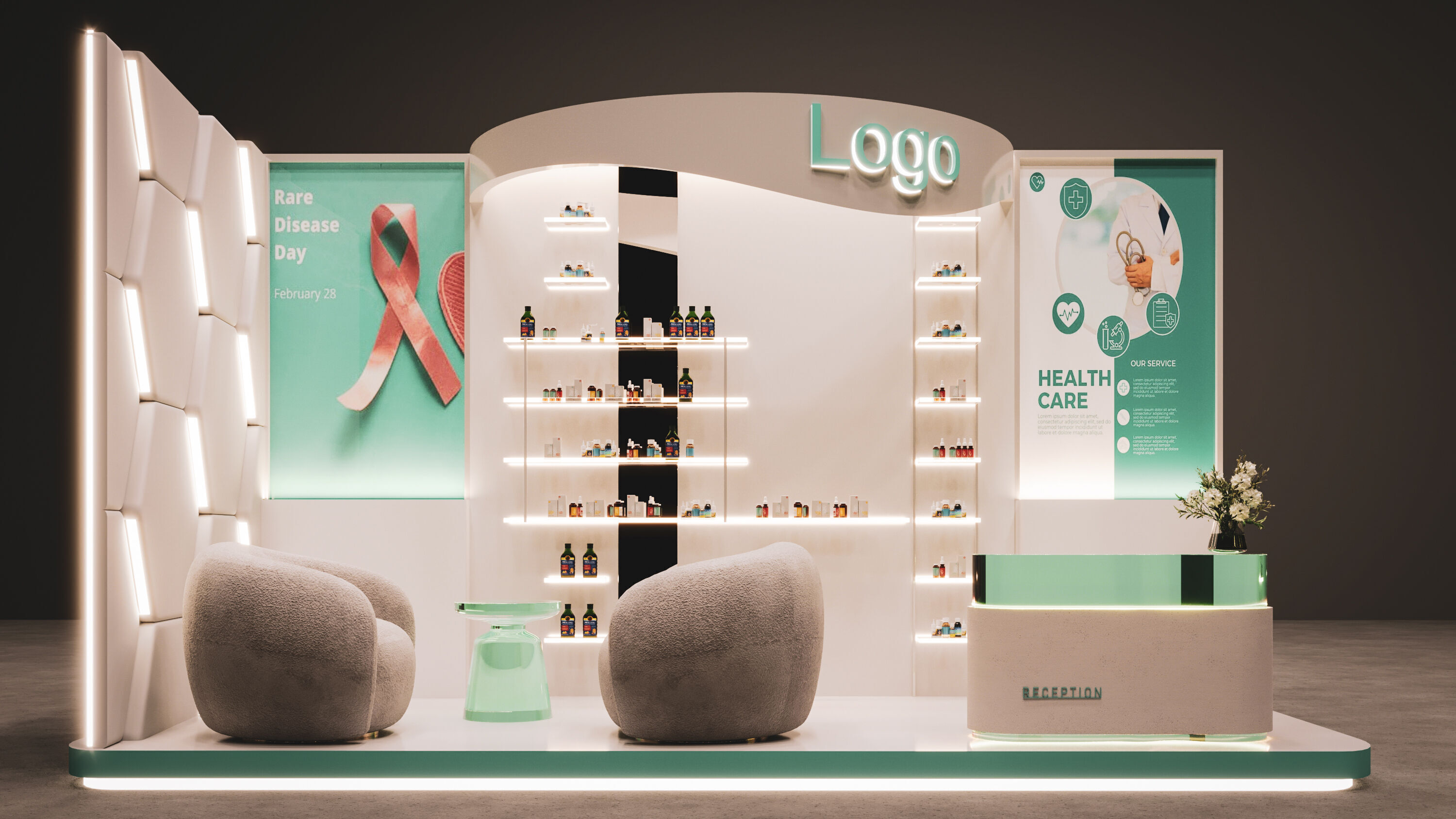 Exhibition Stand  3D model_1