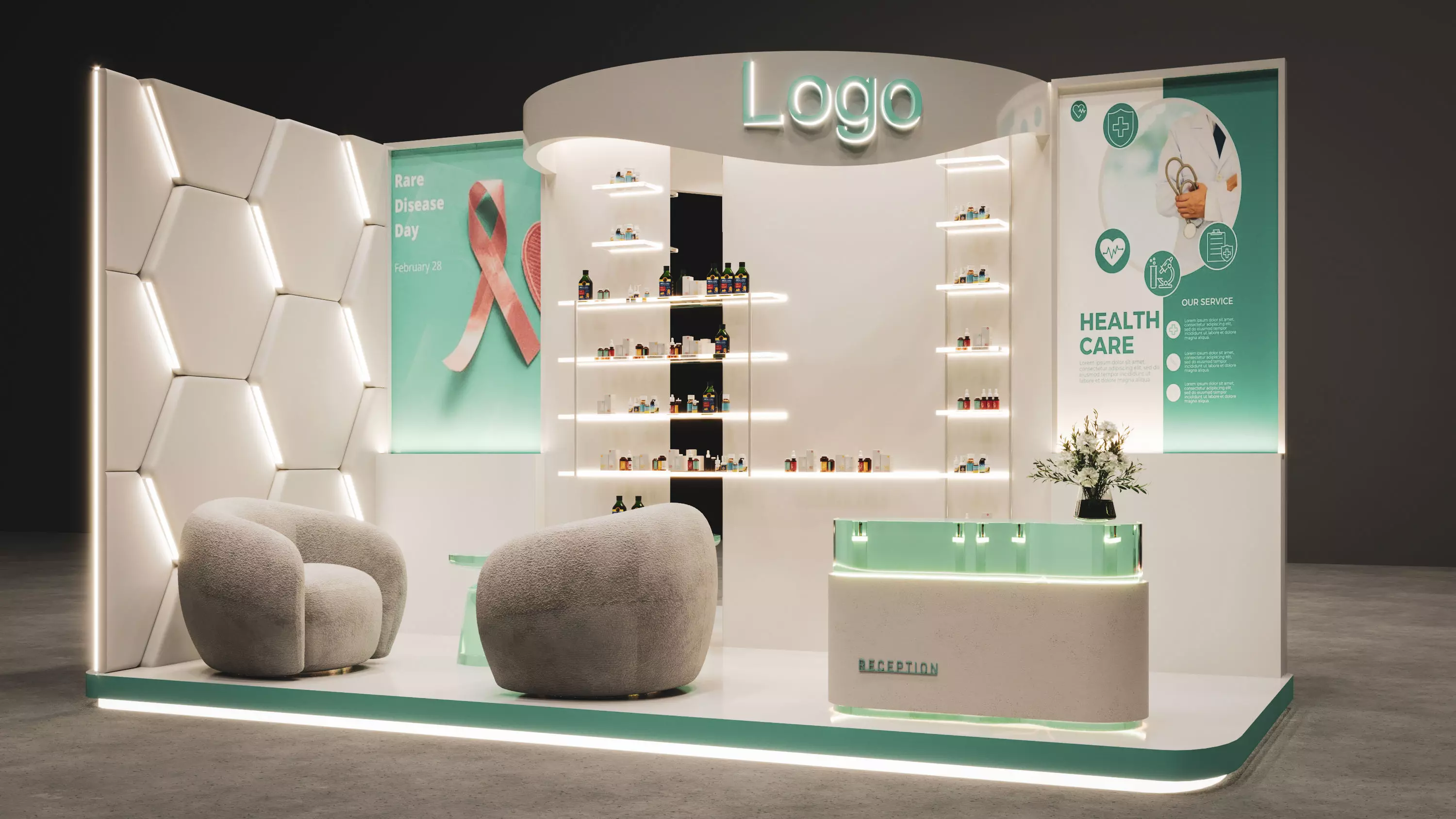 Exhibition Stand  3D model_0