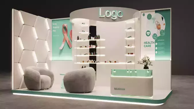 Exhibition Stand  3D model