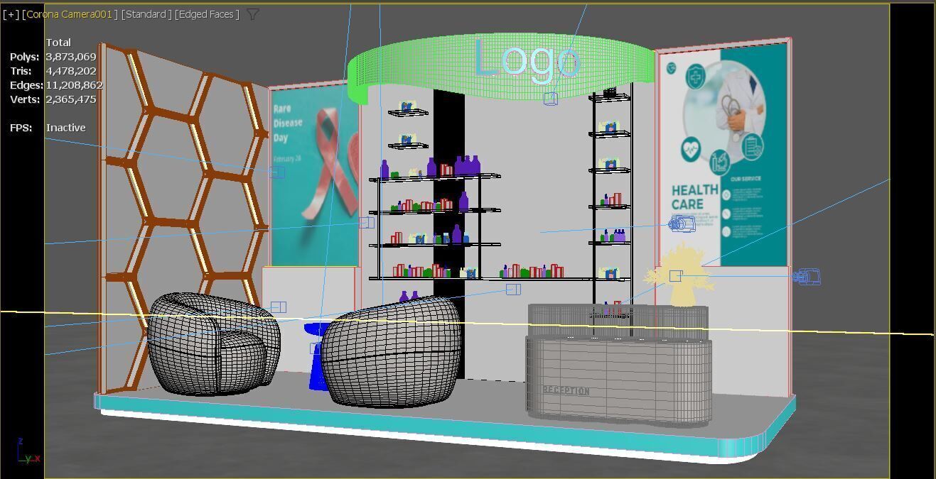 Exhibition Stand  3D model_14