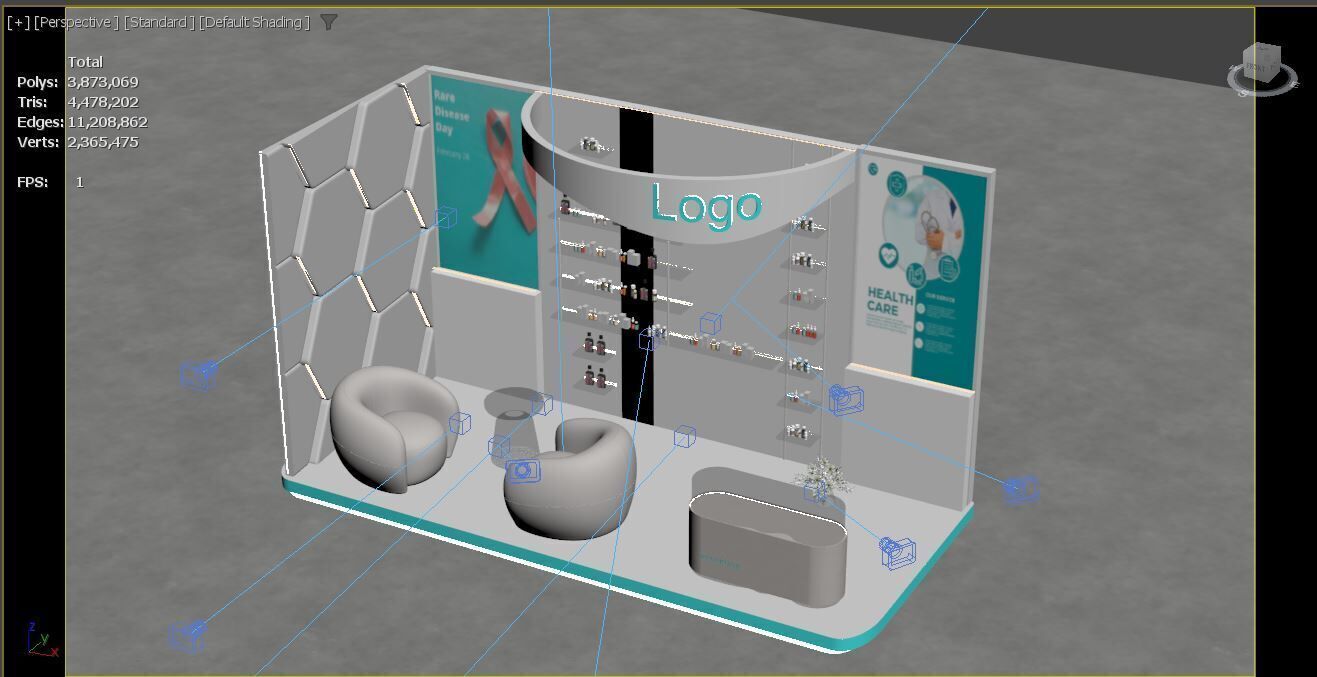 Exhibition Stand  3D model_13