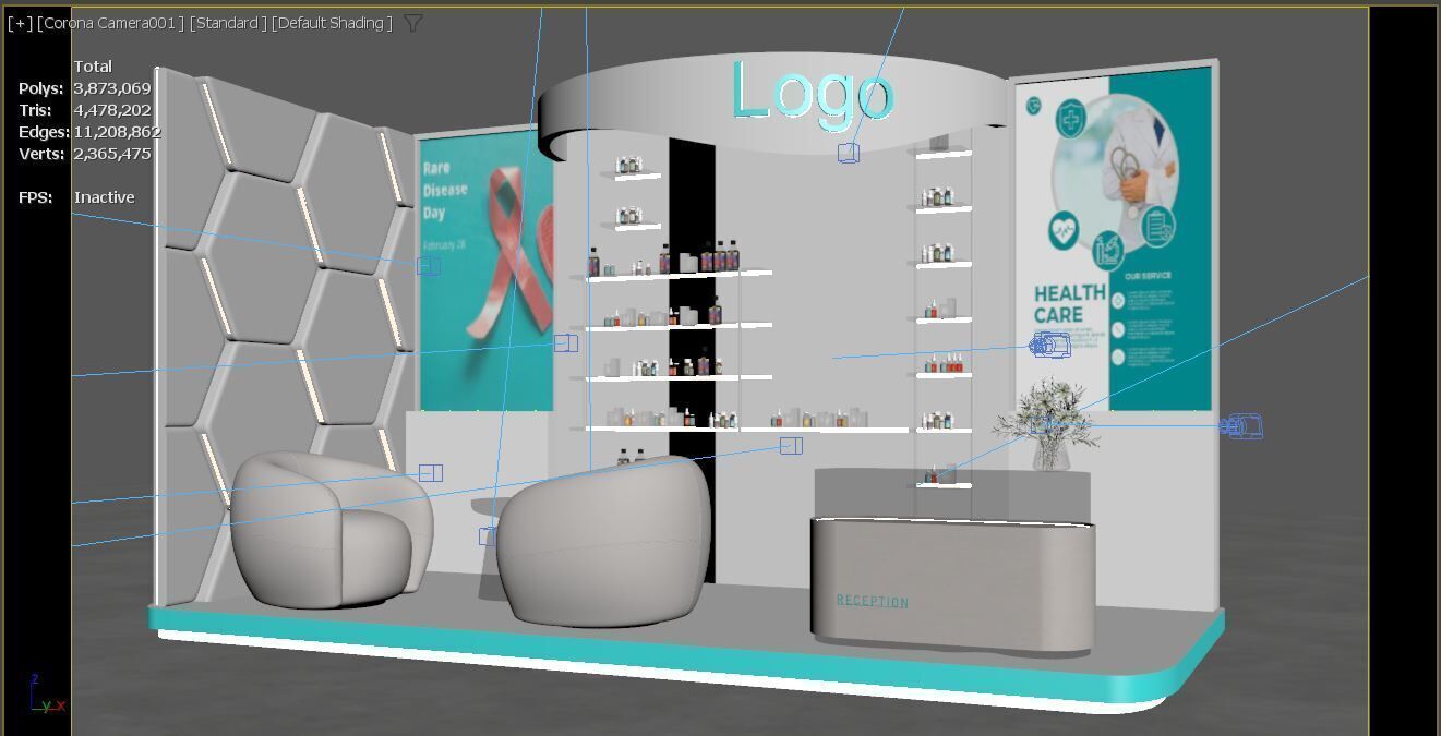 Exhibition Stand  3D model_10