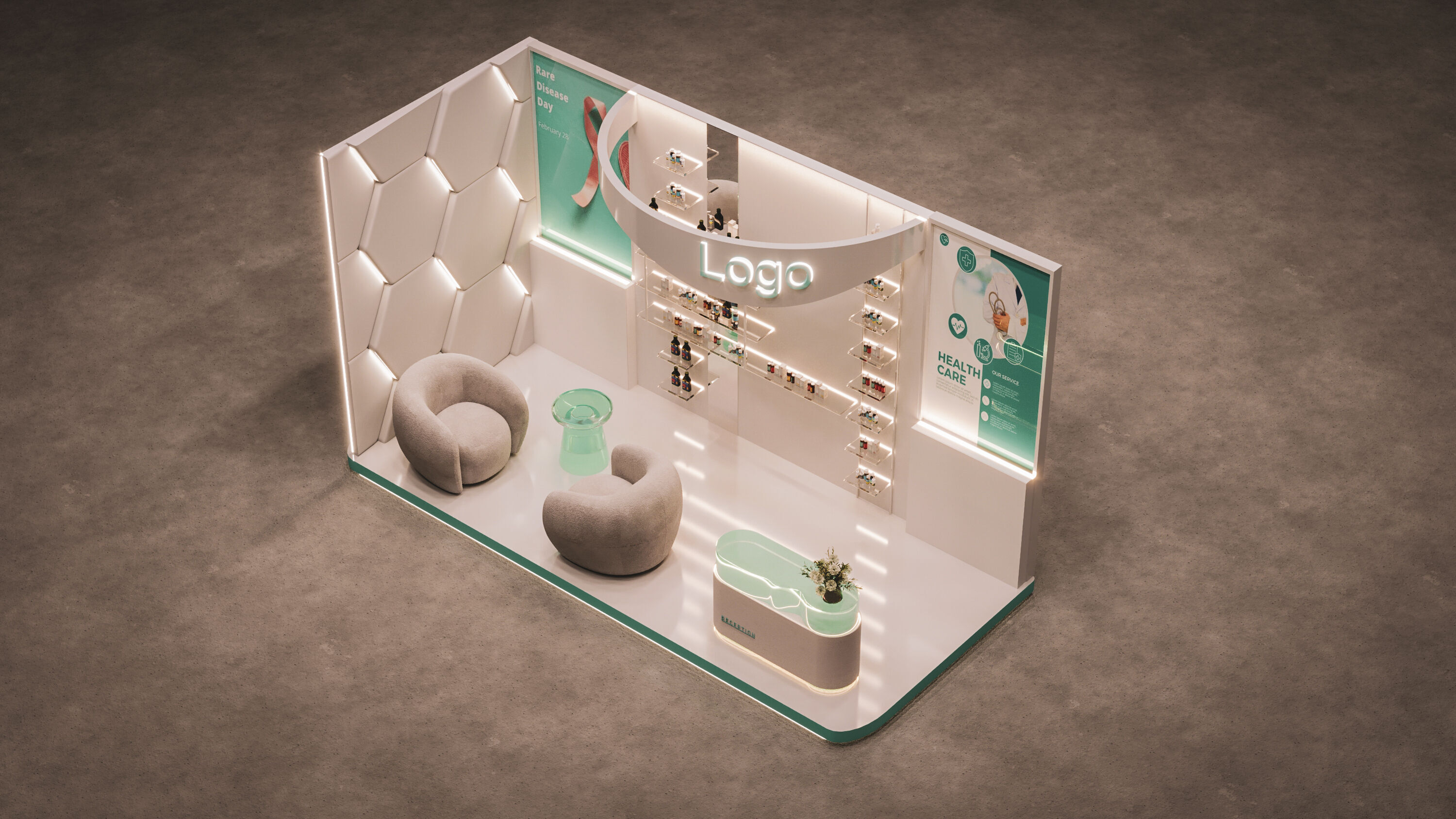 Exhibition Stand  3D model_2