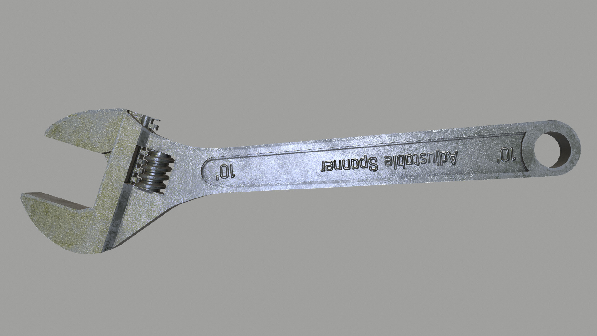Adjustable Spanner Low Poly Low-poly 3D model_18