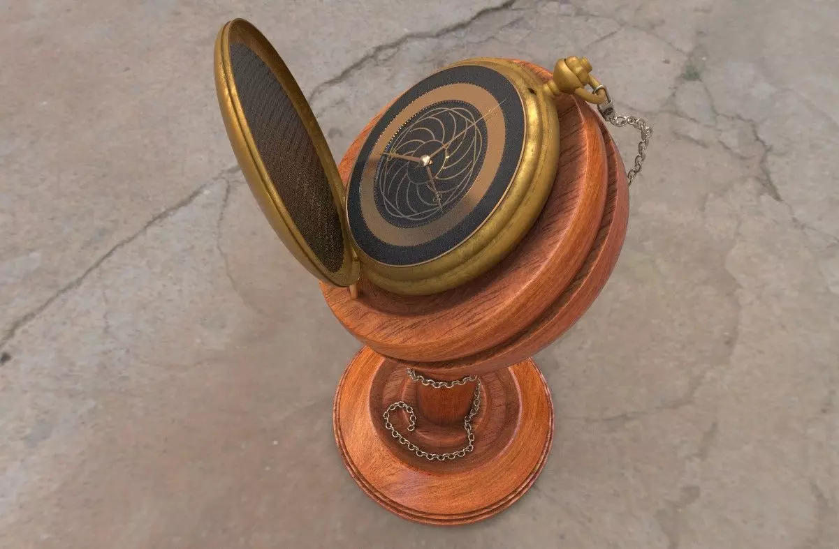 Pocket watch 3d model 3D model