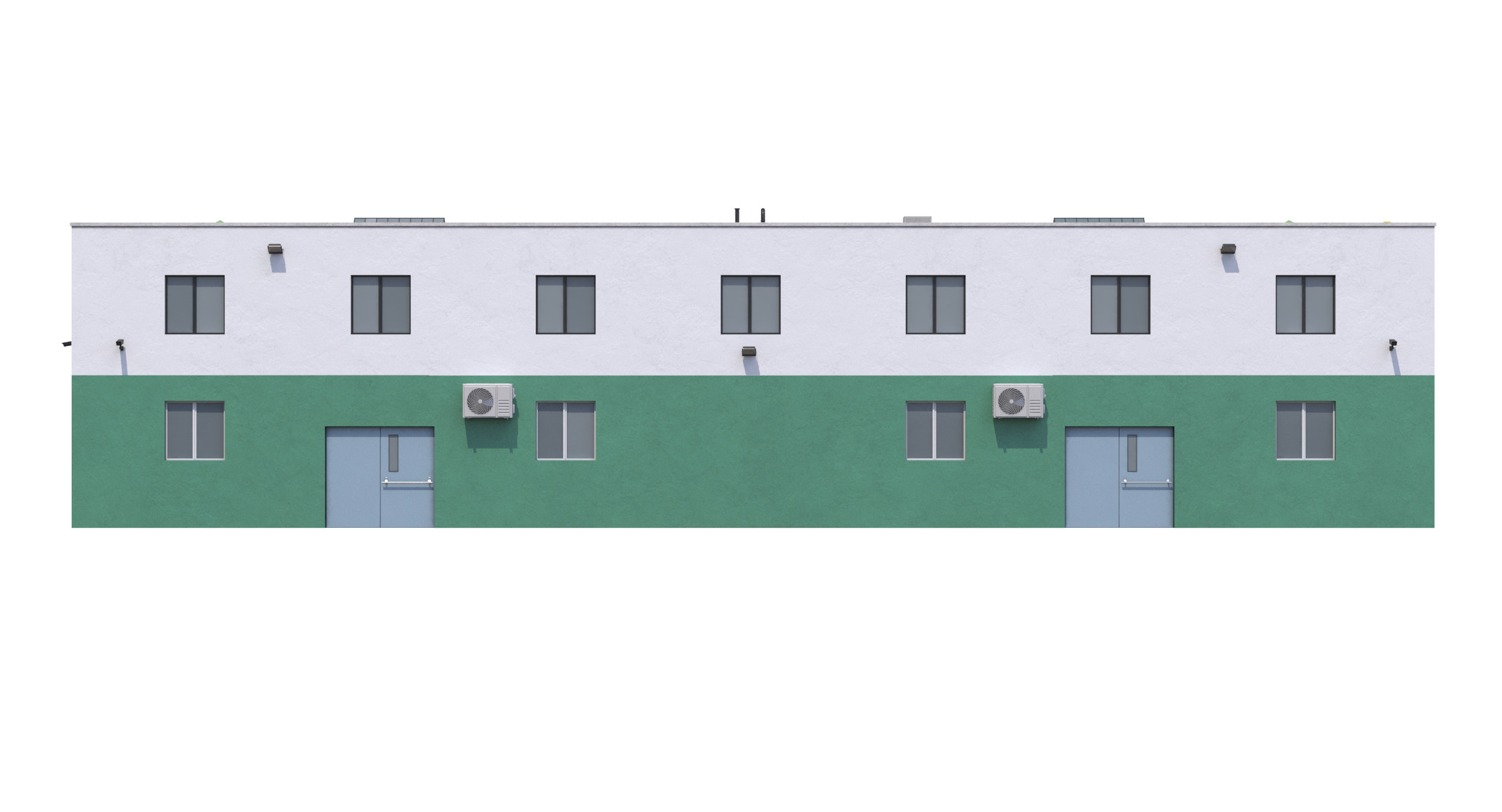Industrial Building 3 Low-poly 3D model_6