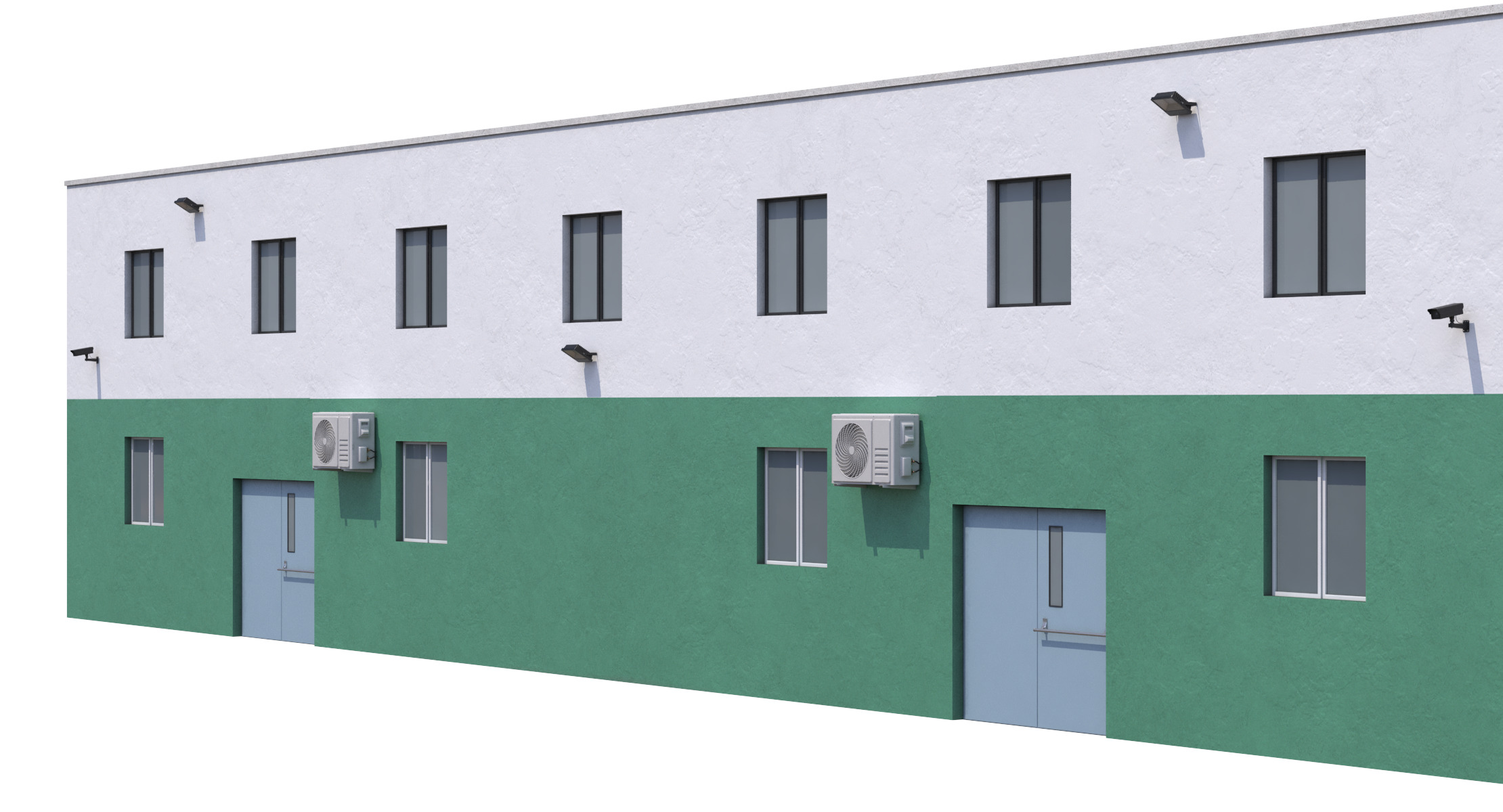 Industrial Building 3 Low-poly 3D model_4