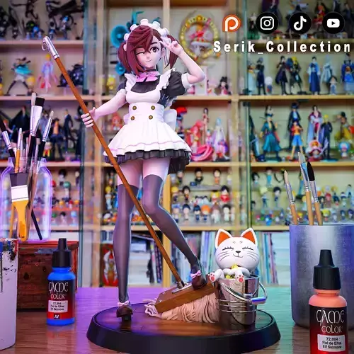 MOMO AYASE MAID - DANDADAN 3D print model