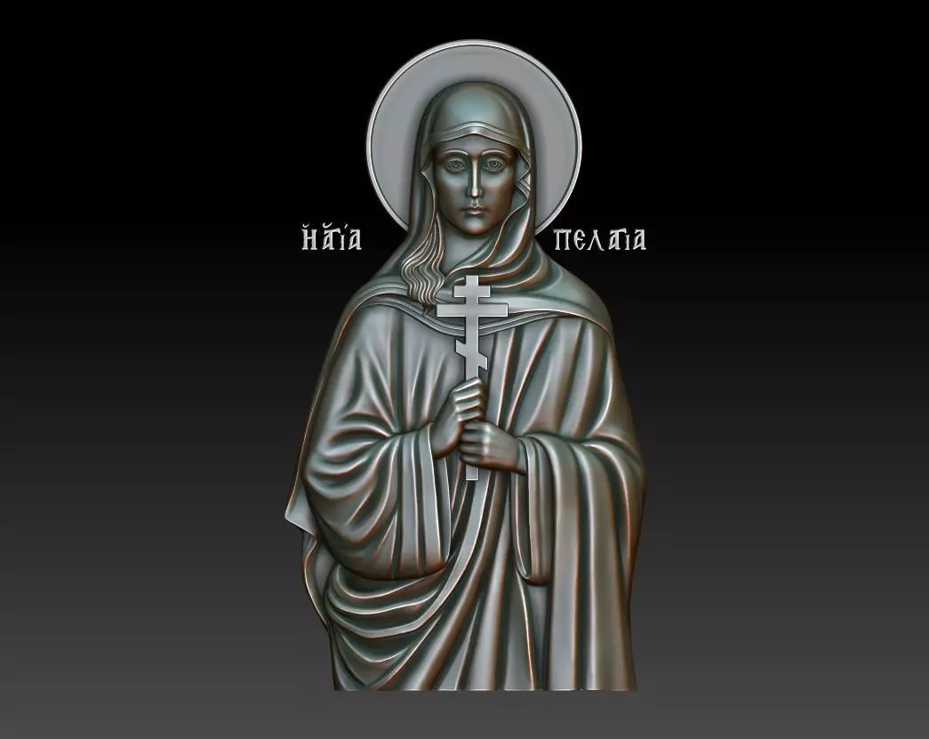 Saint Pelagia of Tarsus 3D print model