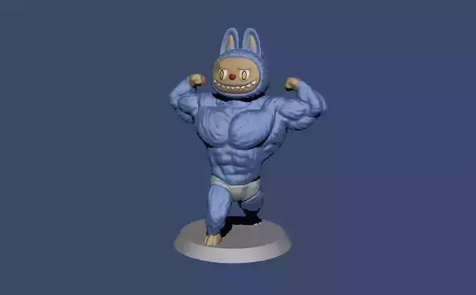 Super labubu swole body 3D print model
