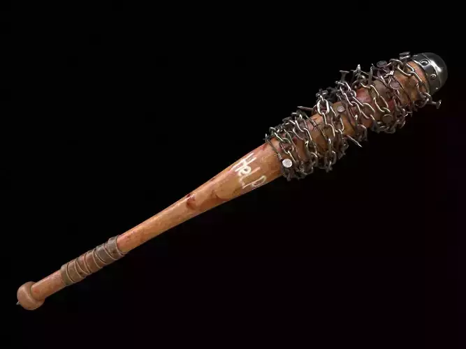 Baseball Bat with Barbed Wire PBR