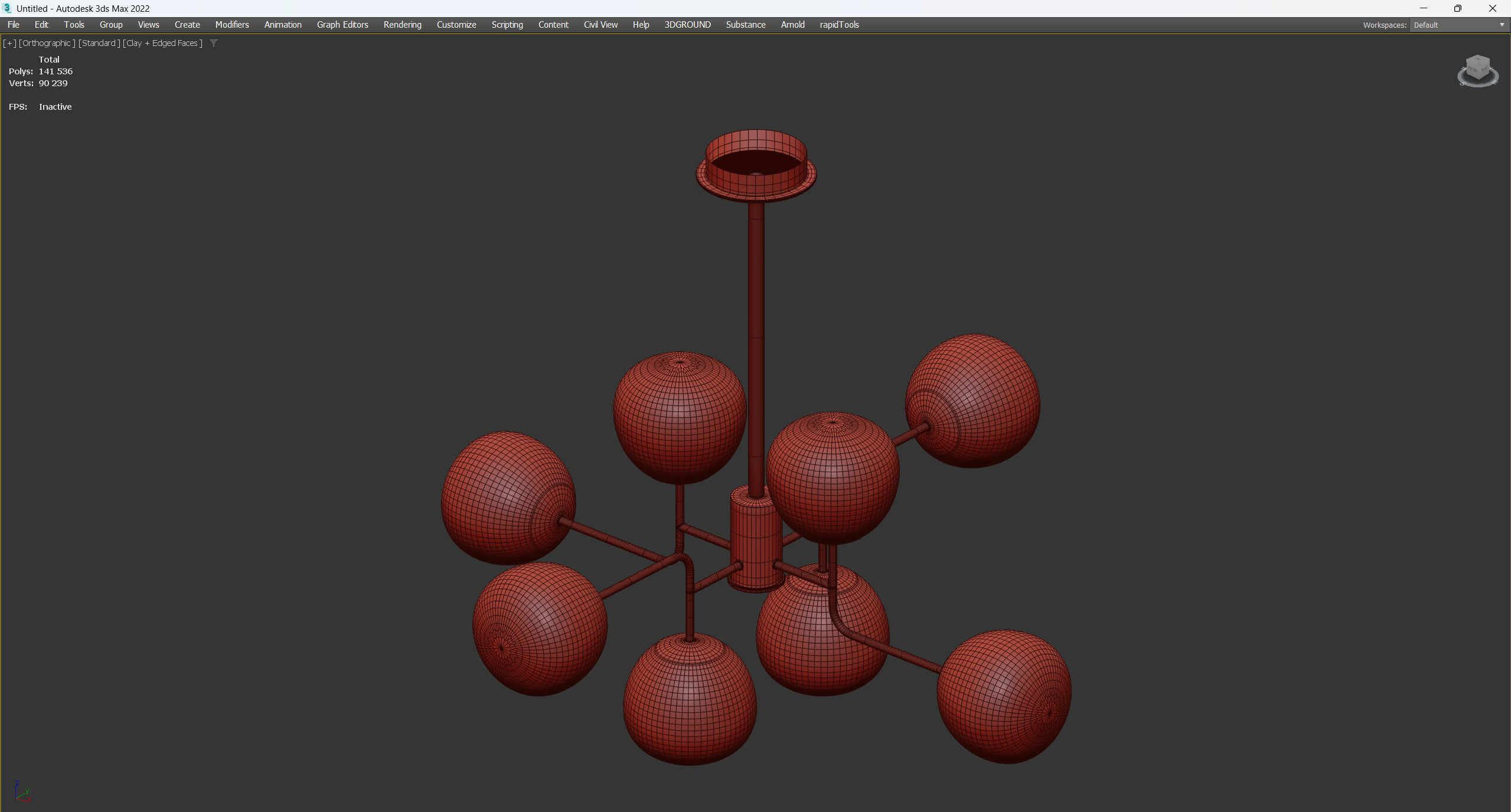 MAYTONI Erich Low-poly 3D model_3