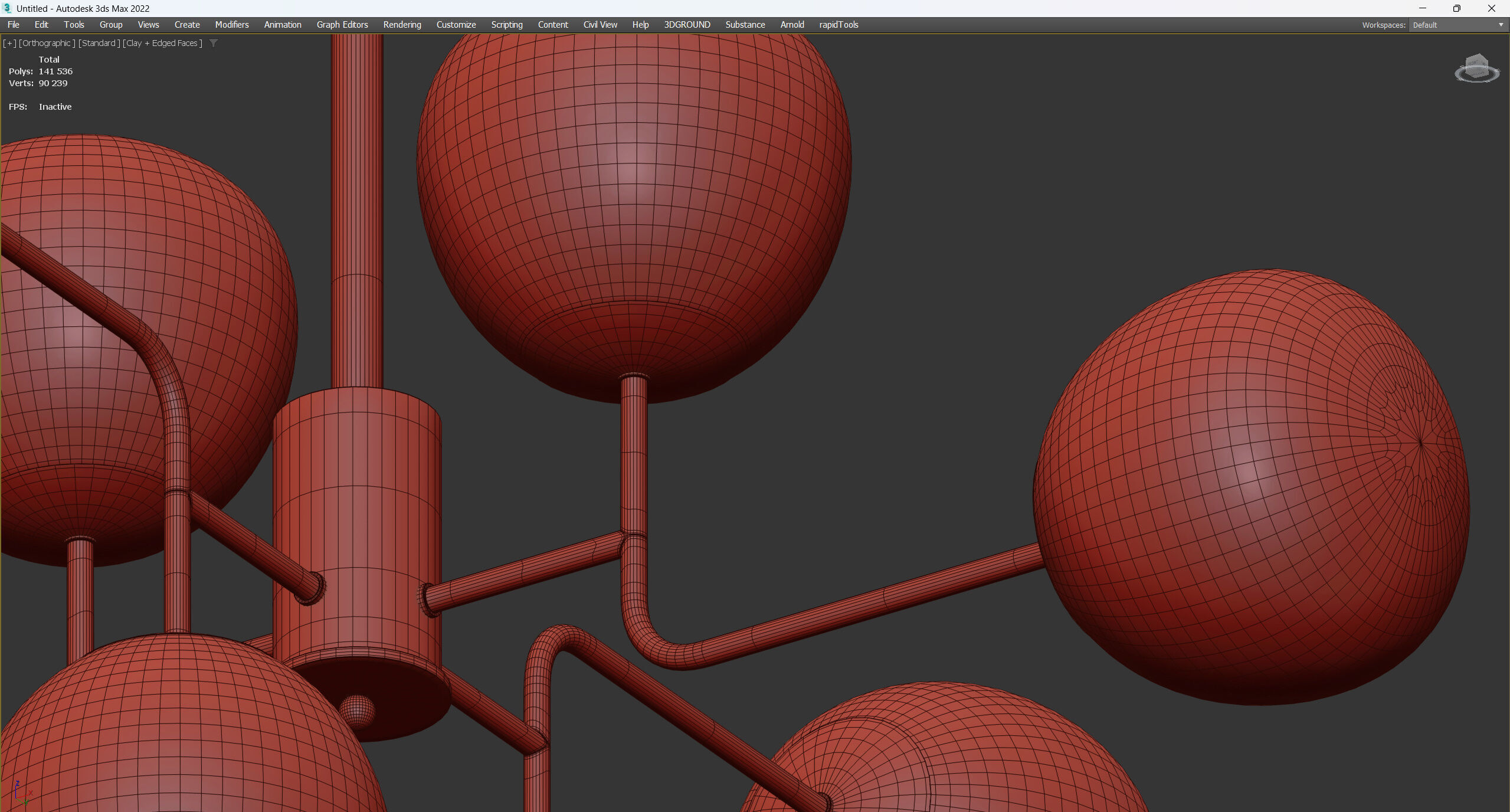 MAYTONI Erich Low-poly 3D model_4