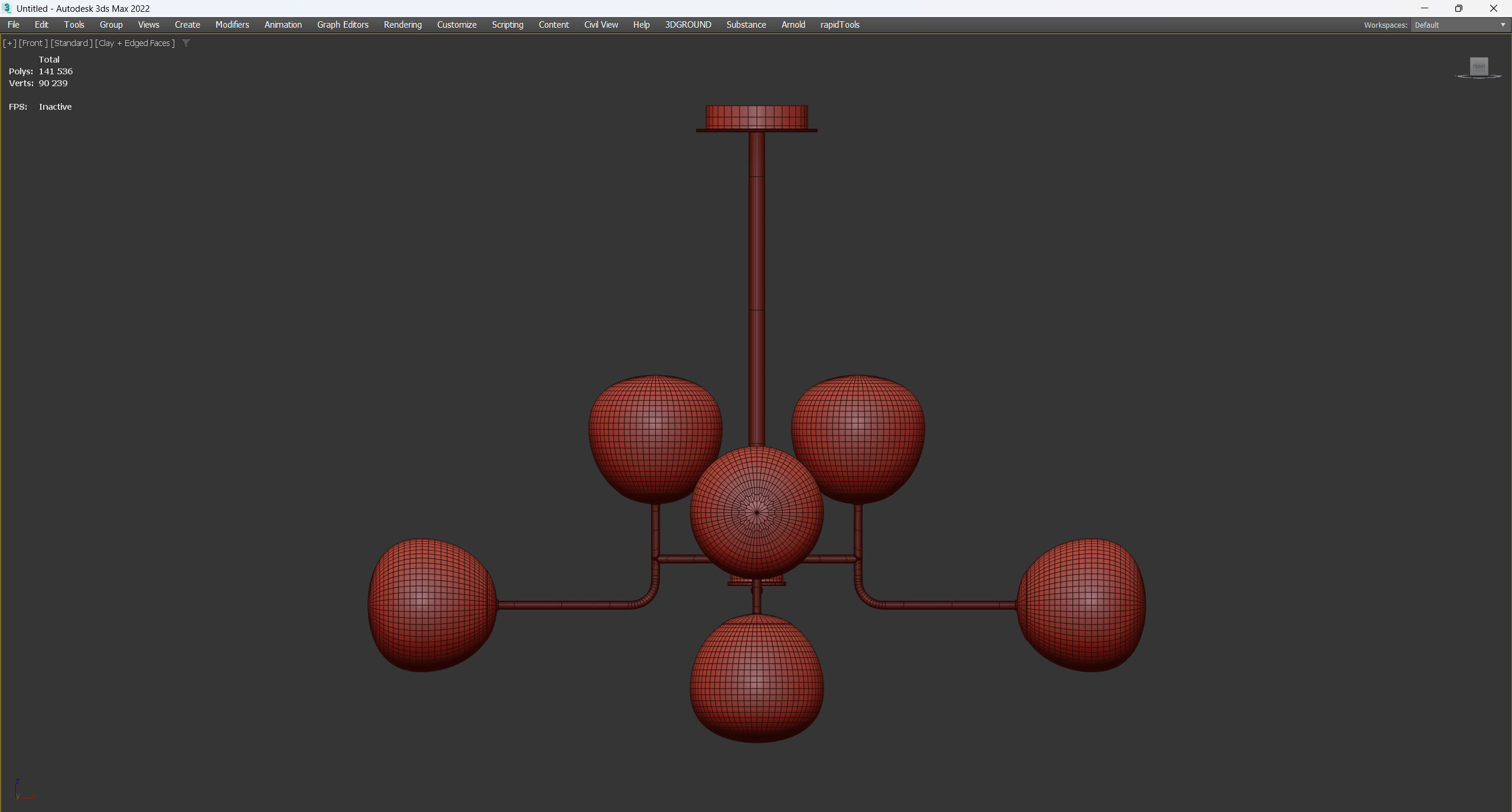 MAYTONI Erich Low-poly 3D model_2