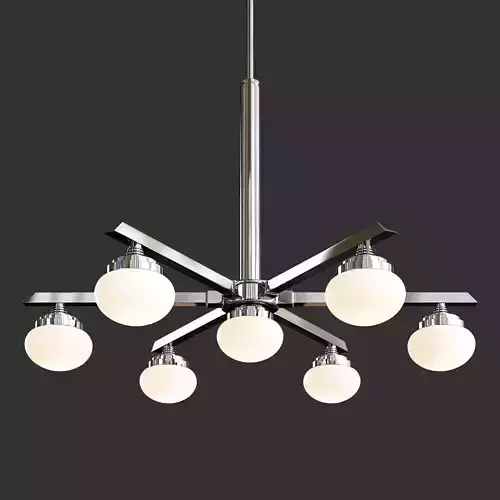 CLASSIC 7 LIGHT DIMMABLE LED CHANDELIER