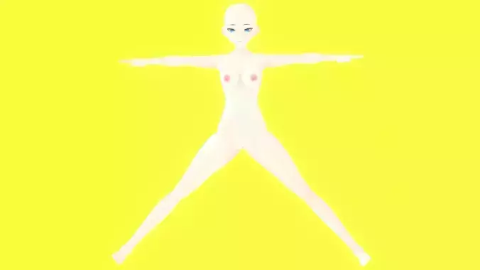 Anime - Female Base Mesh