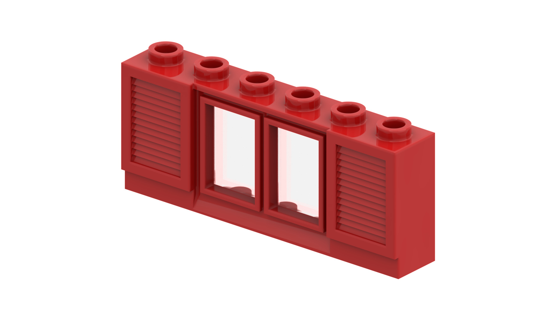 TwindBricks3D - 36 Piece Window Part Collection - Part 2 3D print model_3