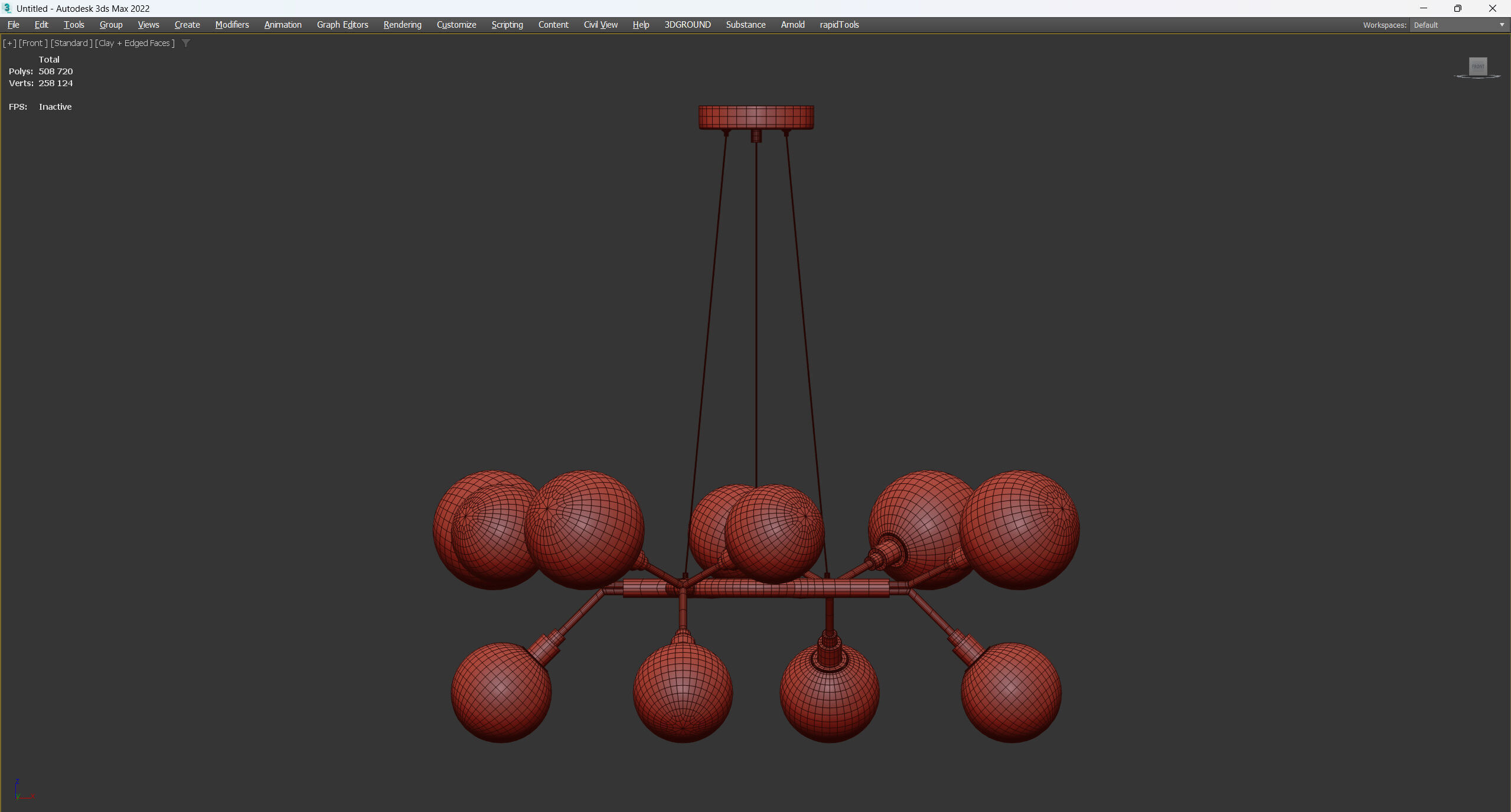 Favourite Babylon Low-poly 3D model_2
