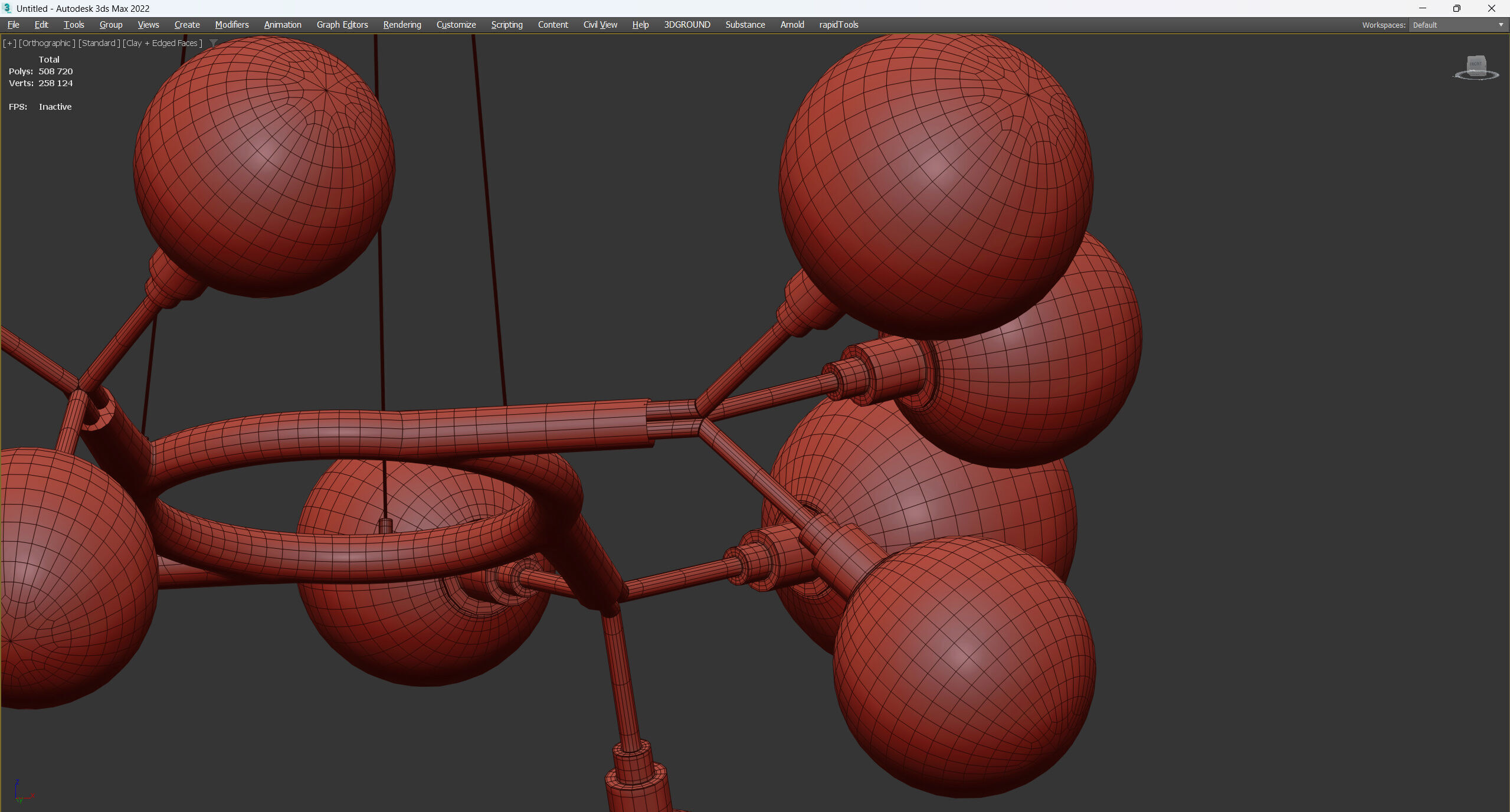 Favourite Babylon Low-poly 3D model_4