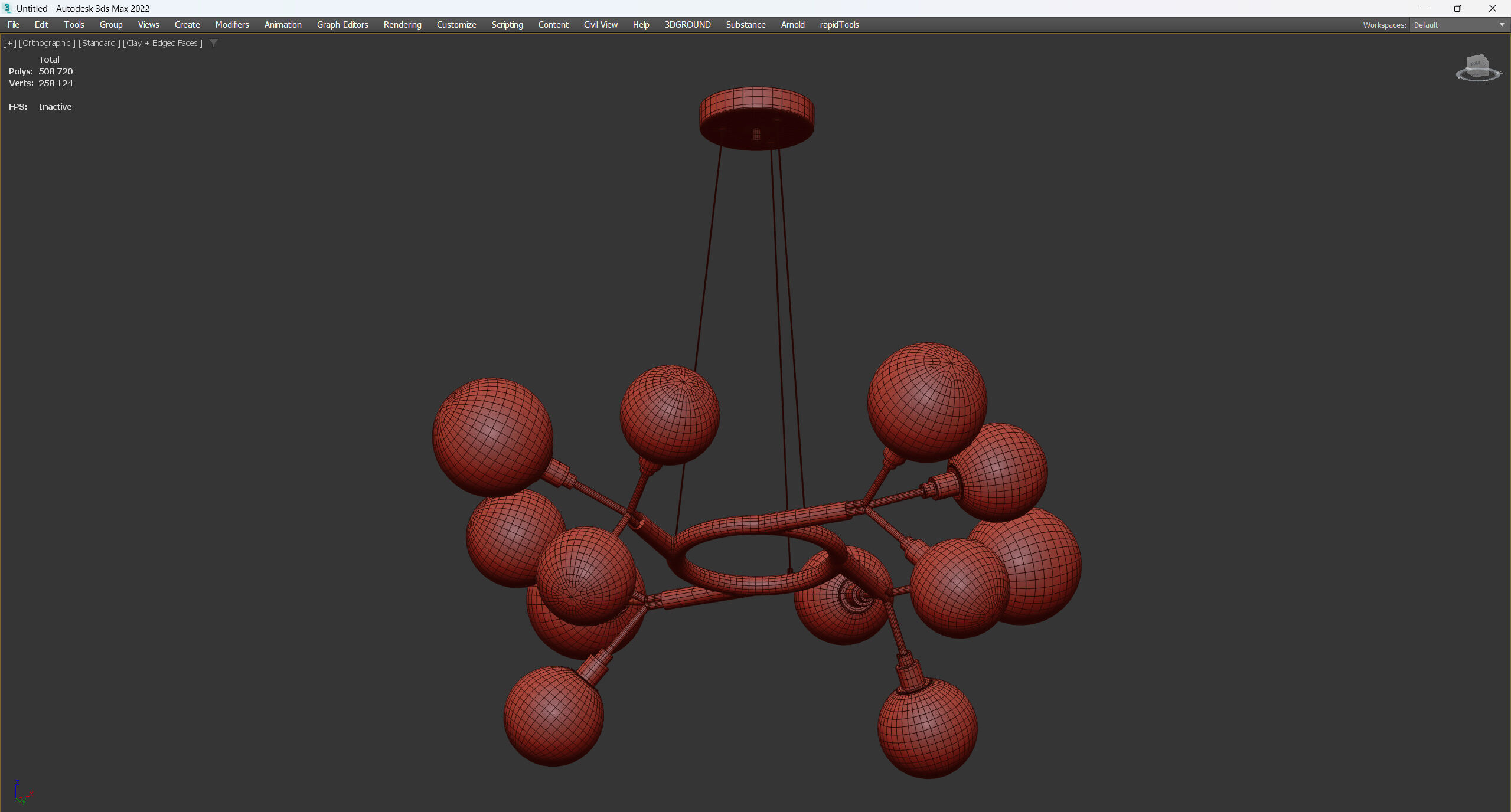 Favourite Babylon Low-poly 3D model_3