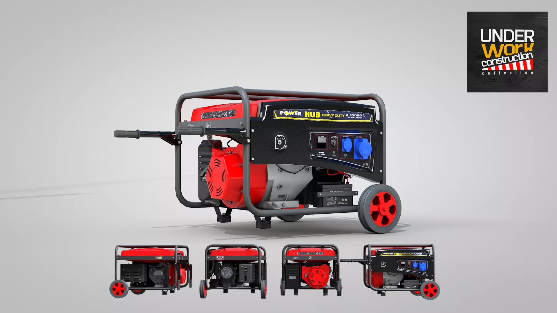 Construction - Generator Hub 10000w 3D model_0