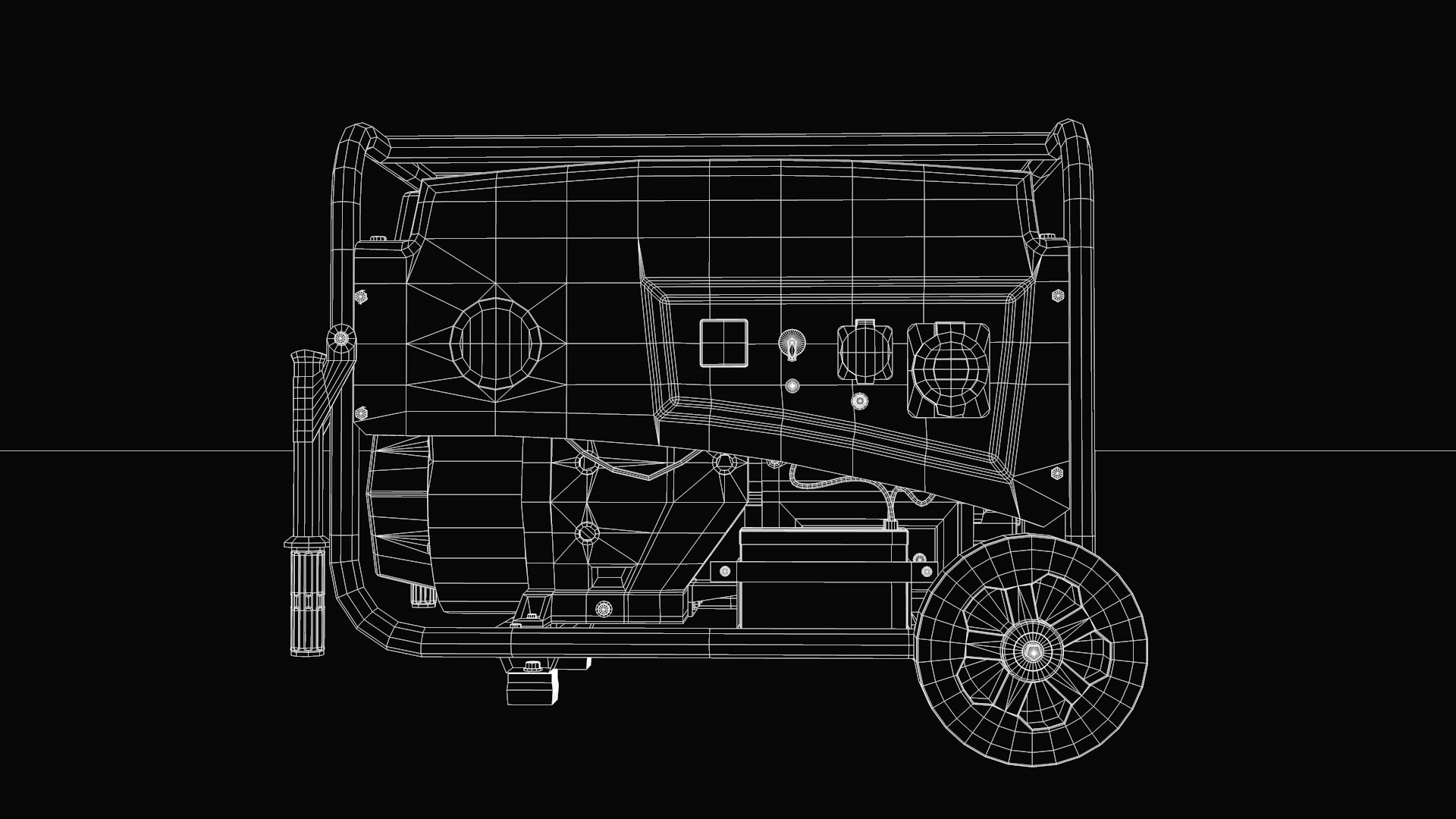 Construction - Generator Hub 10000w 3D model_9