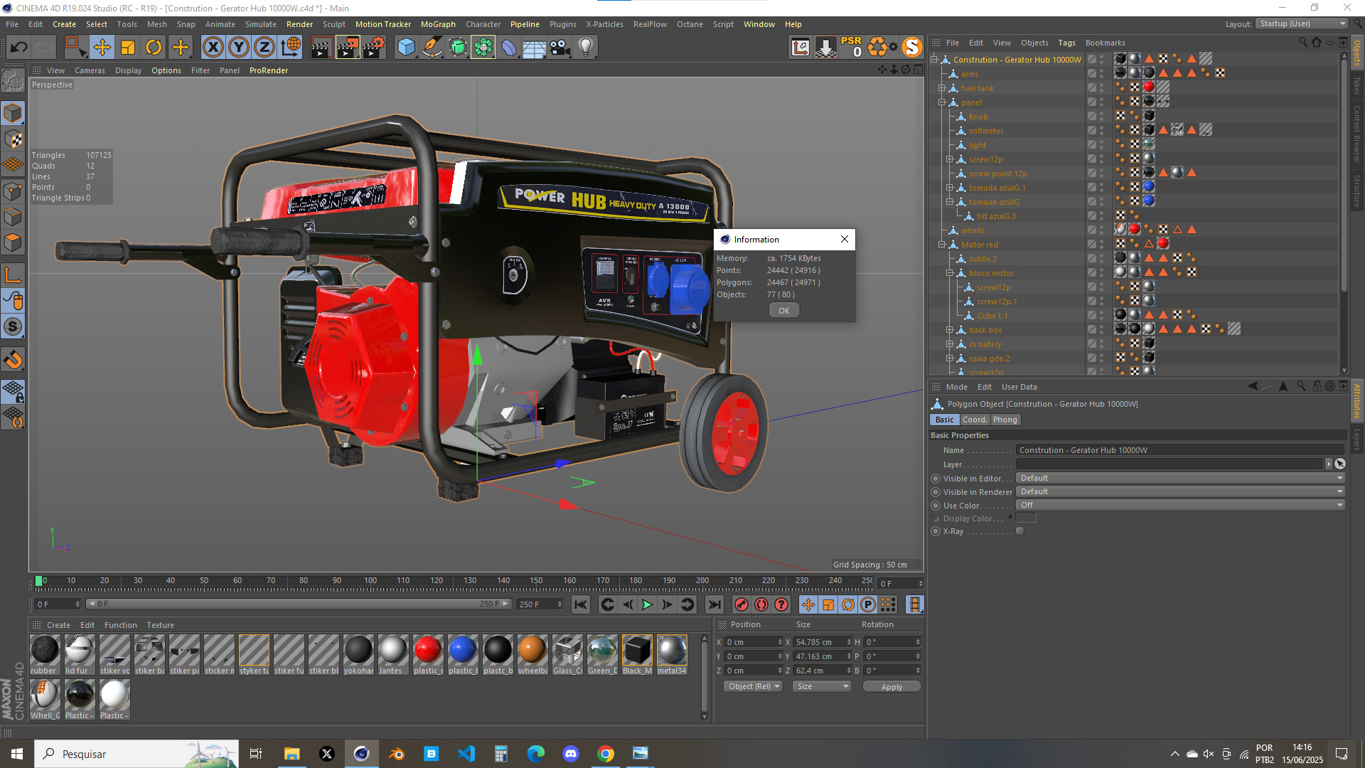 Construction - Generator Hub 10000w 3D model_18