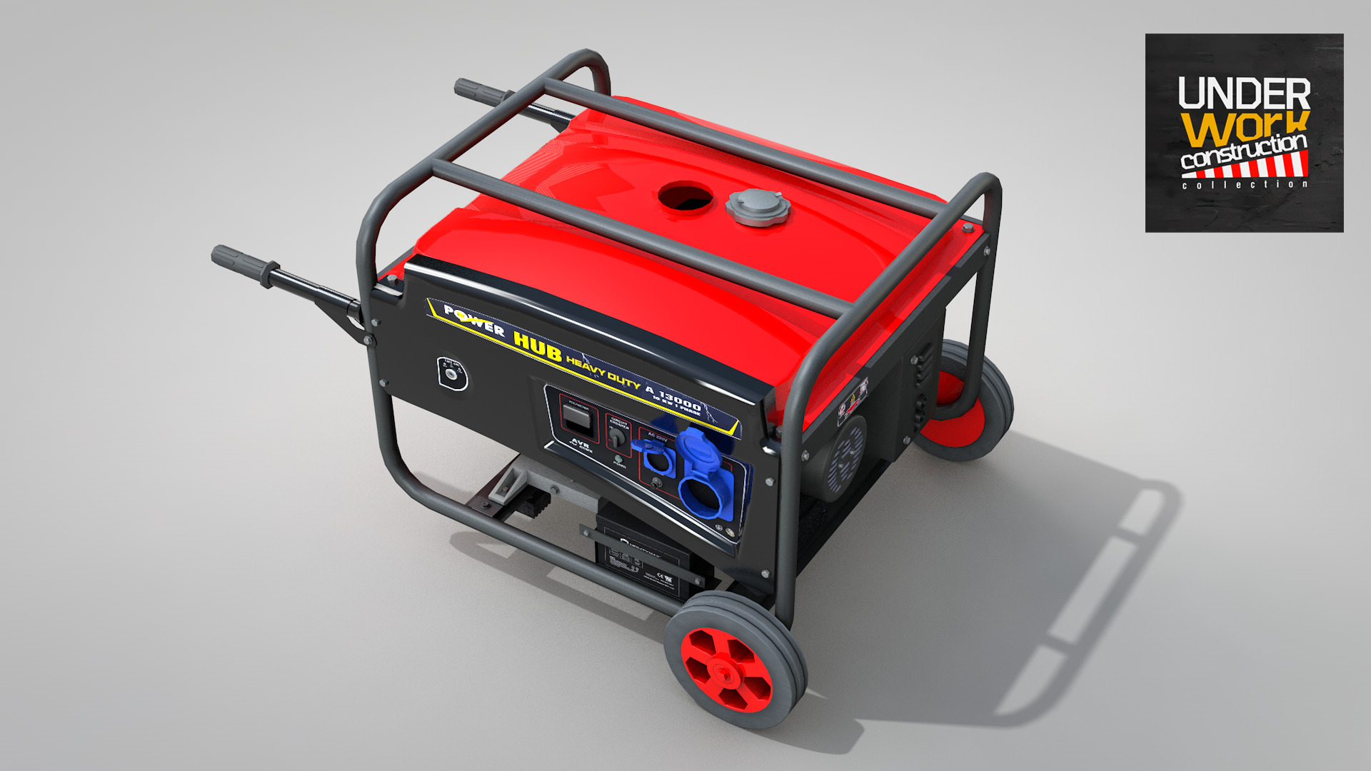 Construction - Generator Hub 10000w 3D model_17