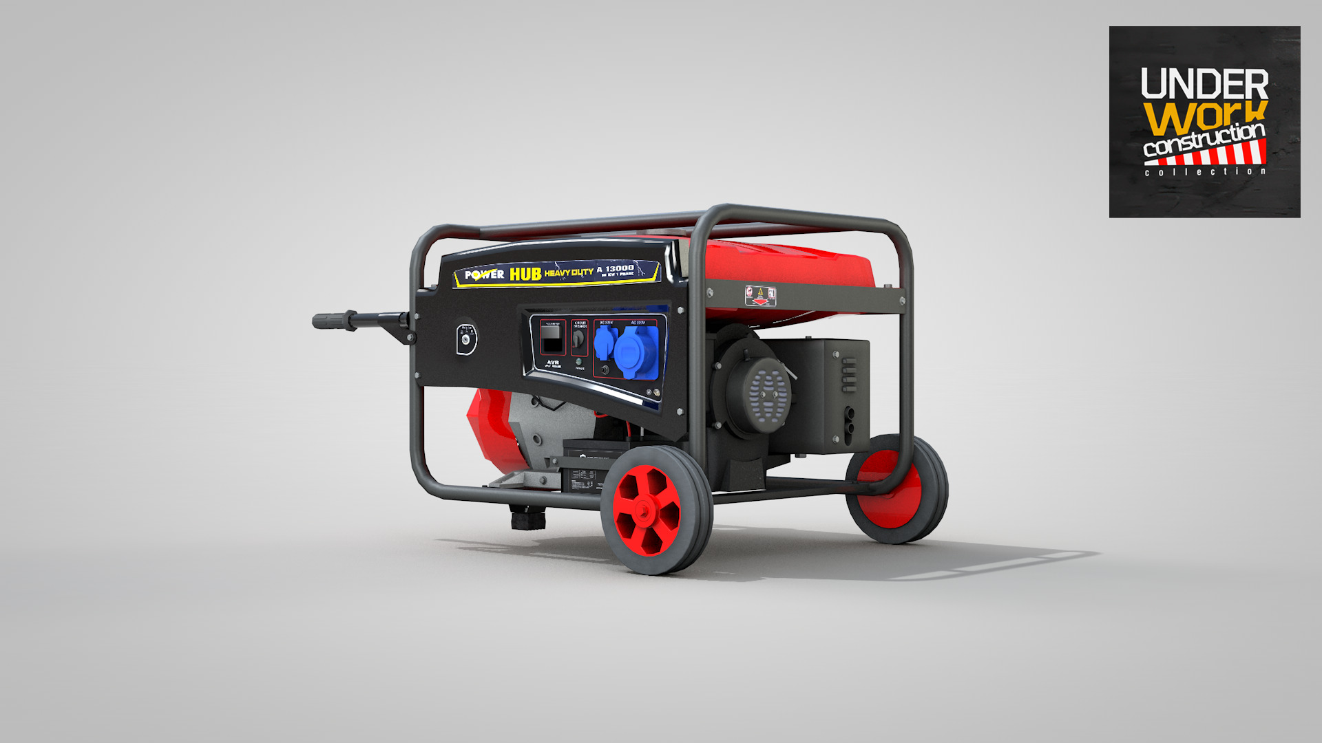 Construction - Generator Hub 10000w 3D model_11