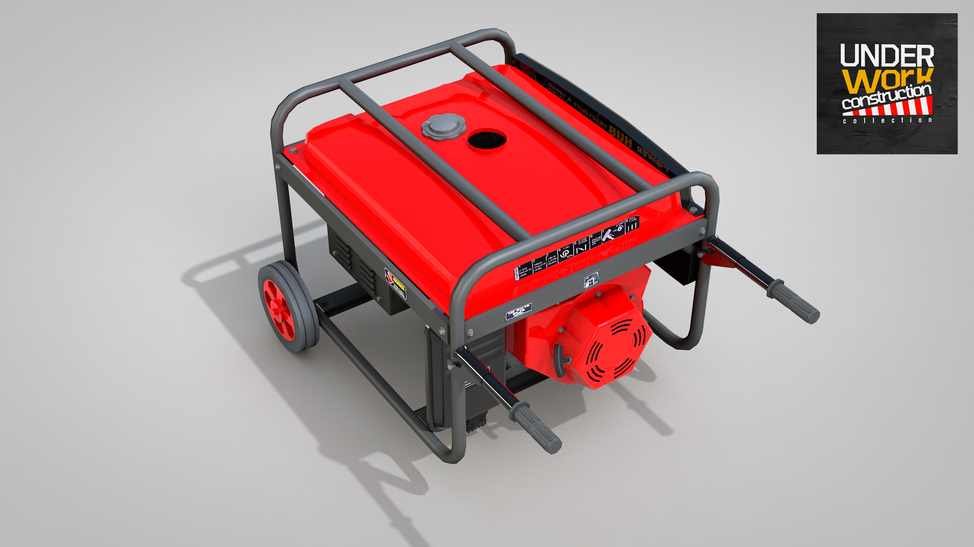 Construction - Generator Hub 10000w 3D model_1