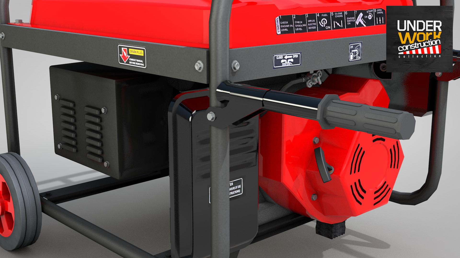 Construction - Generator Hub 10000w 3D model_2