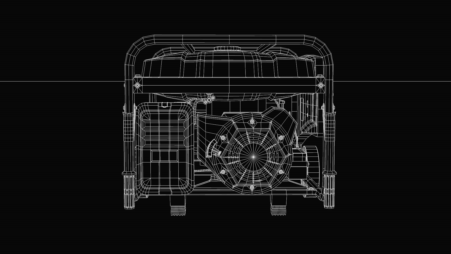 Construction - Generator Hub 10000w 3D model_8