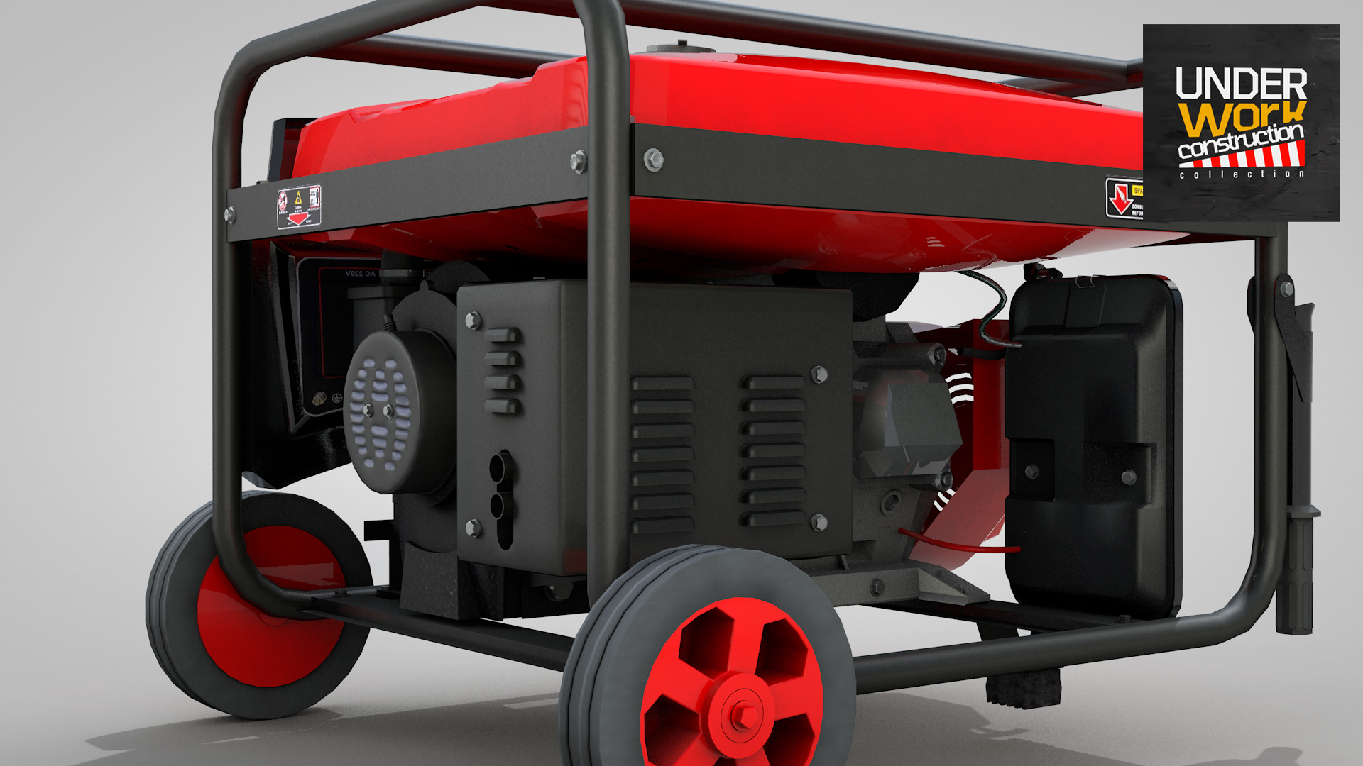 Construction - Generator Hub 10000w 3D model_6