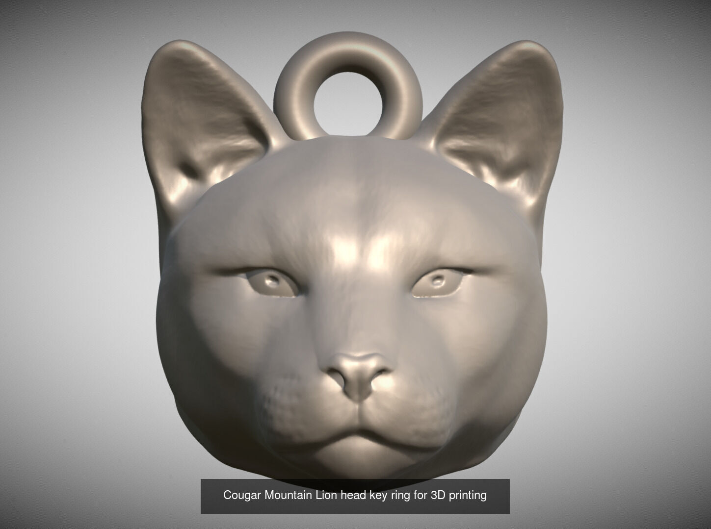 Key rings collection of cats for 3D printing _4