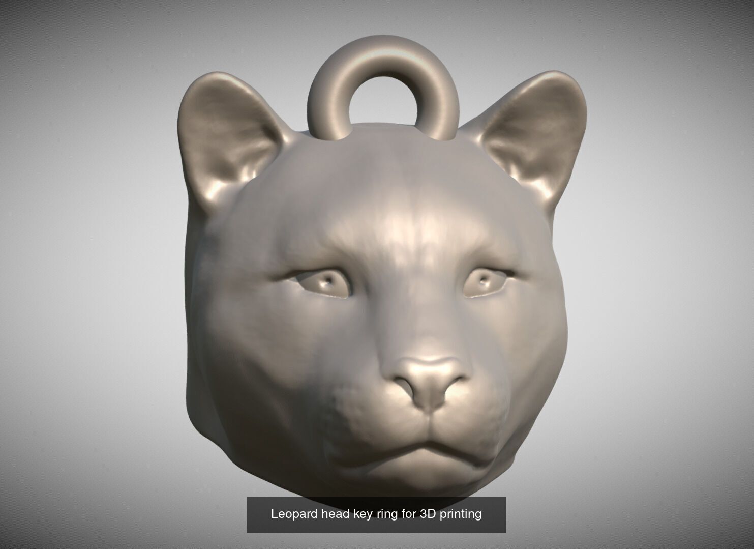 Key rings collection of cats for 3D printing _8