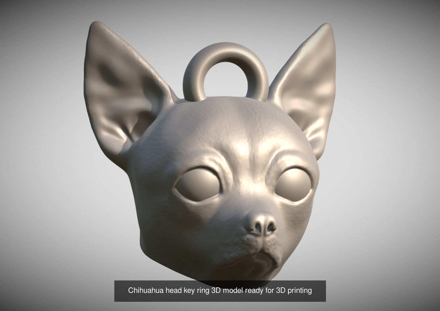 Key rings collection of dogs for 3D printing _31