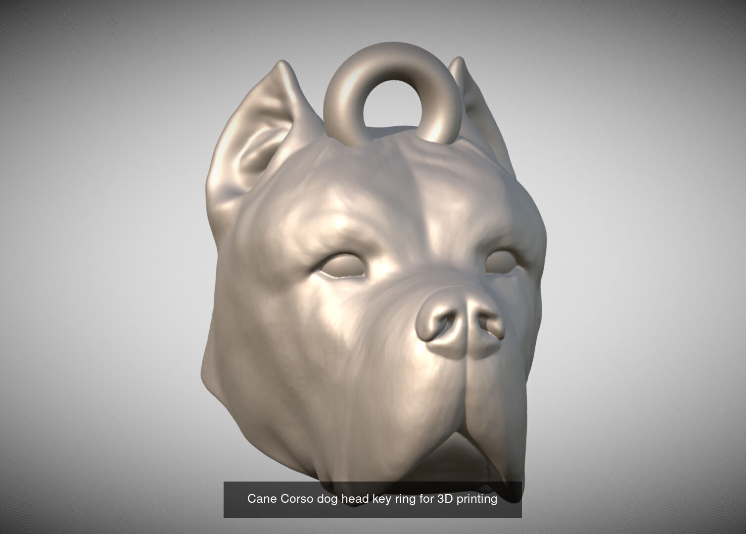 Key rings collection of dogs for 3D printing _50