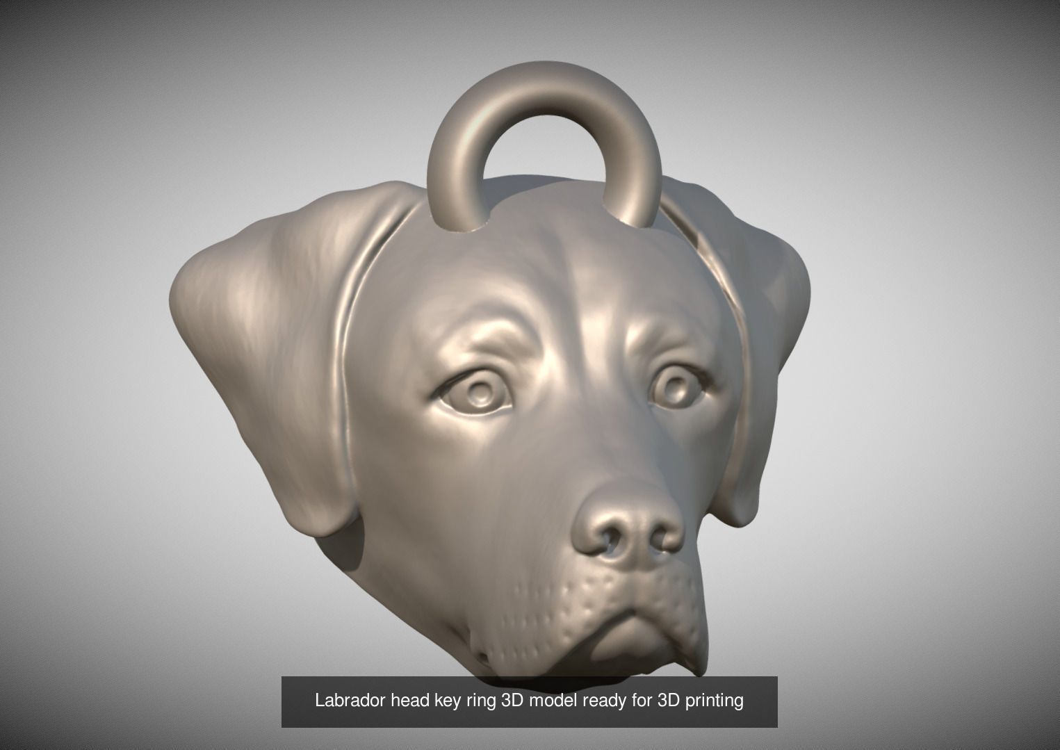 Key rings collection of dogs for 3D printing _21