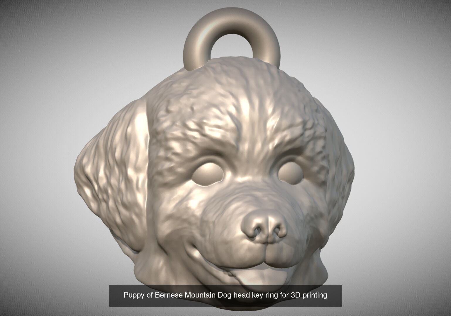 Key rings collection of dogs for 3D printing _10