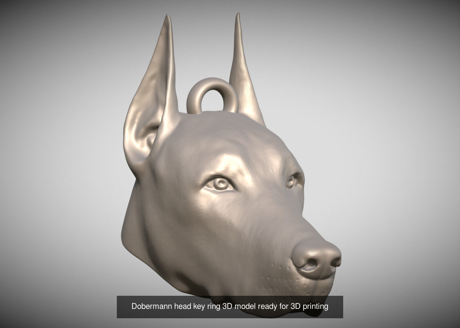 Key rings collection of dogs for 3D printing _9