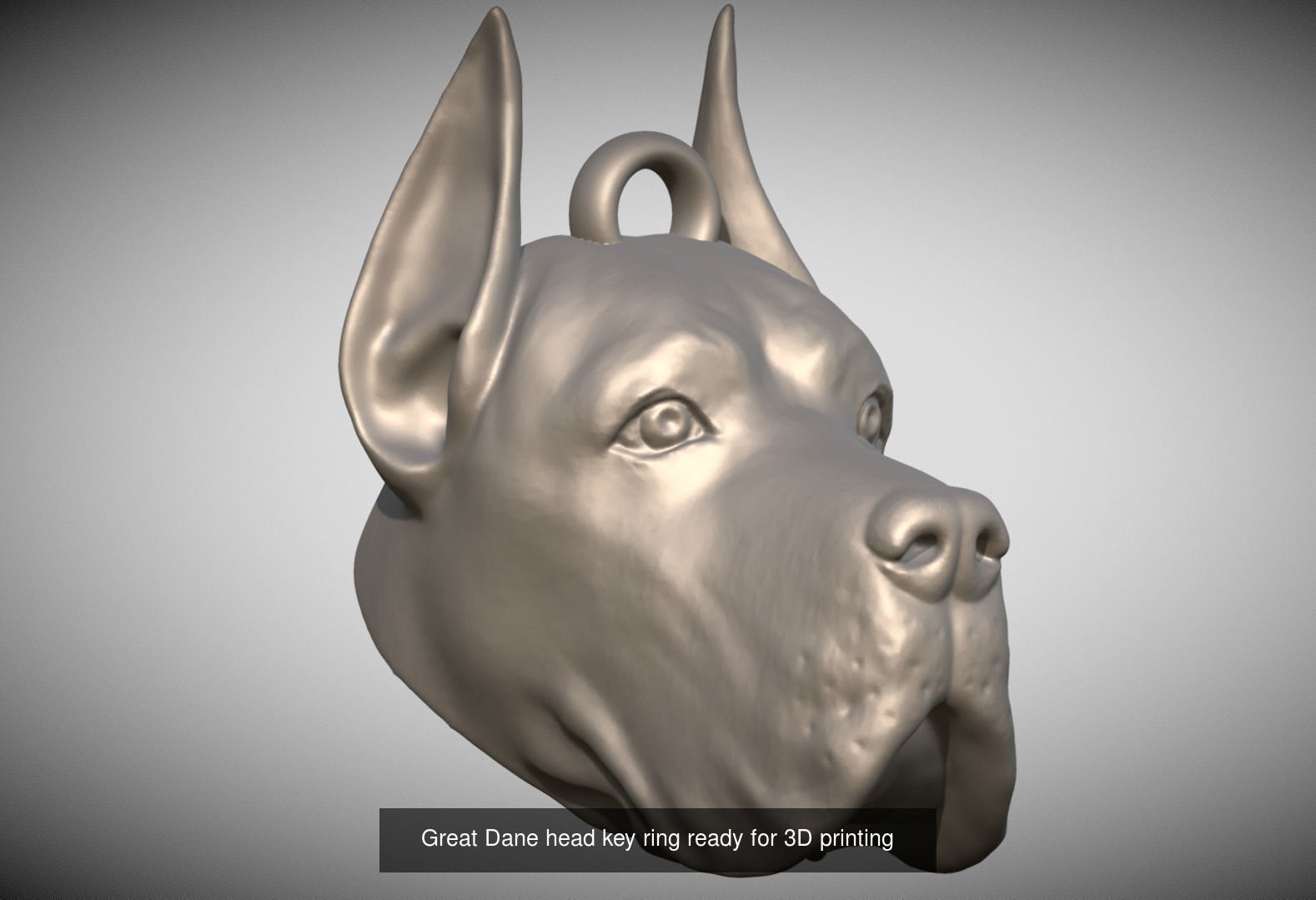 Key rings collection of dogs for 3D printing _6