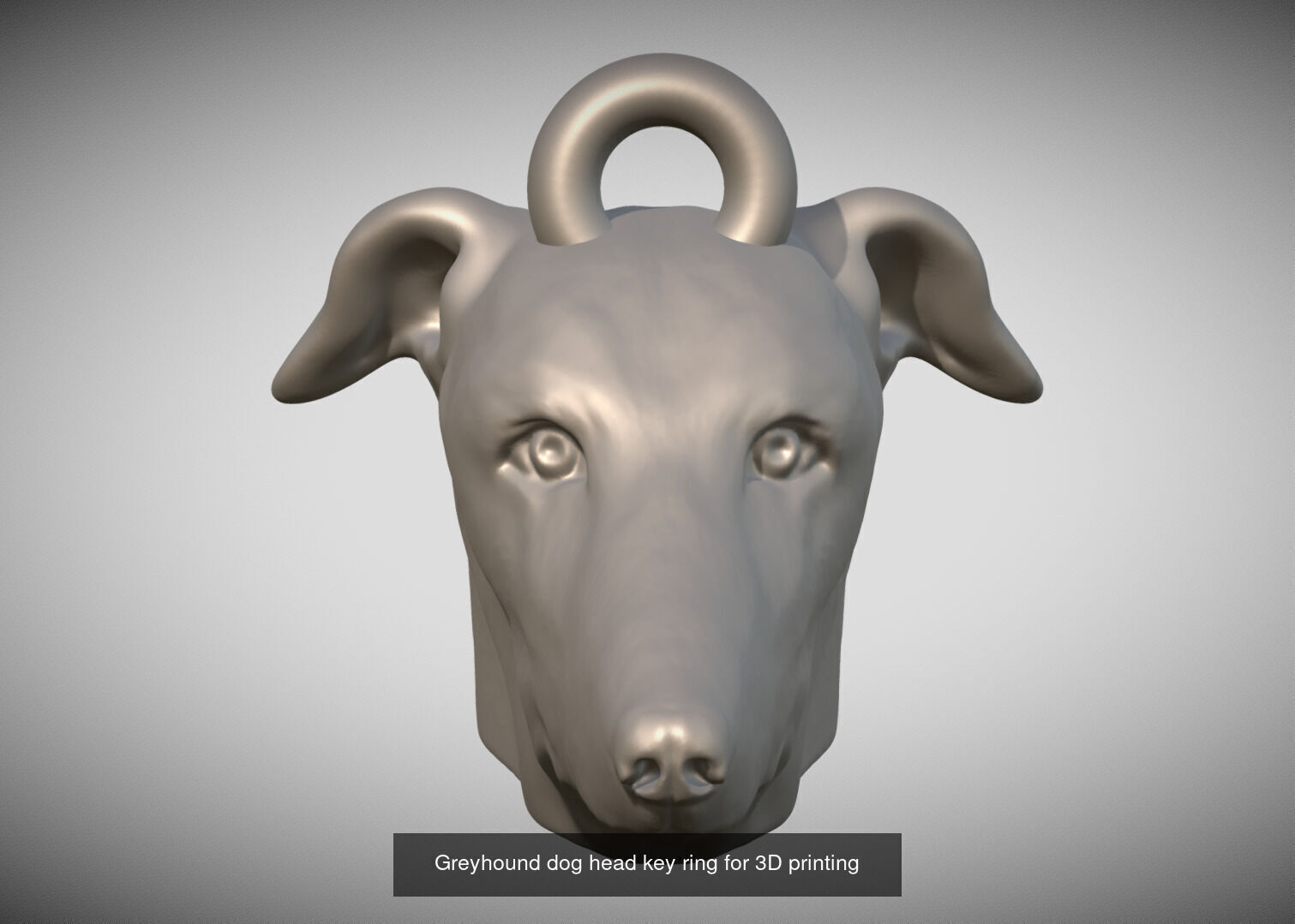 Key rings collection of dogs for 3D printing _39